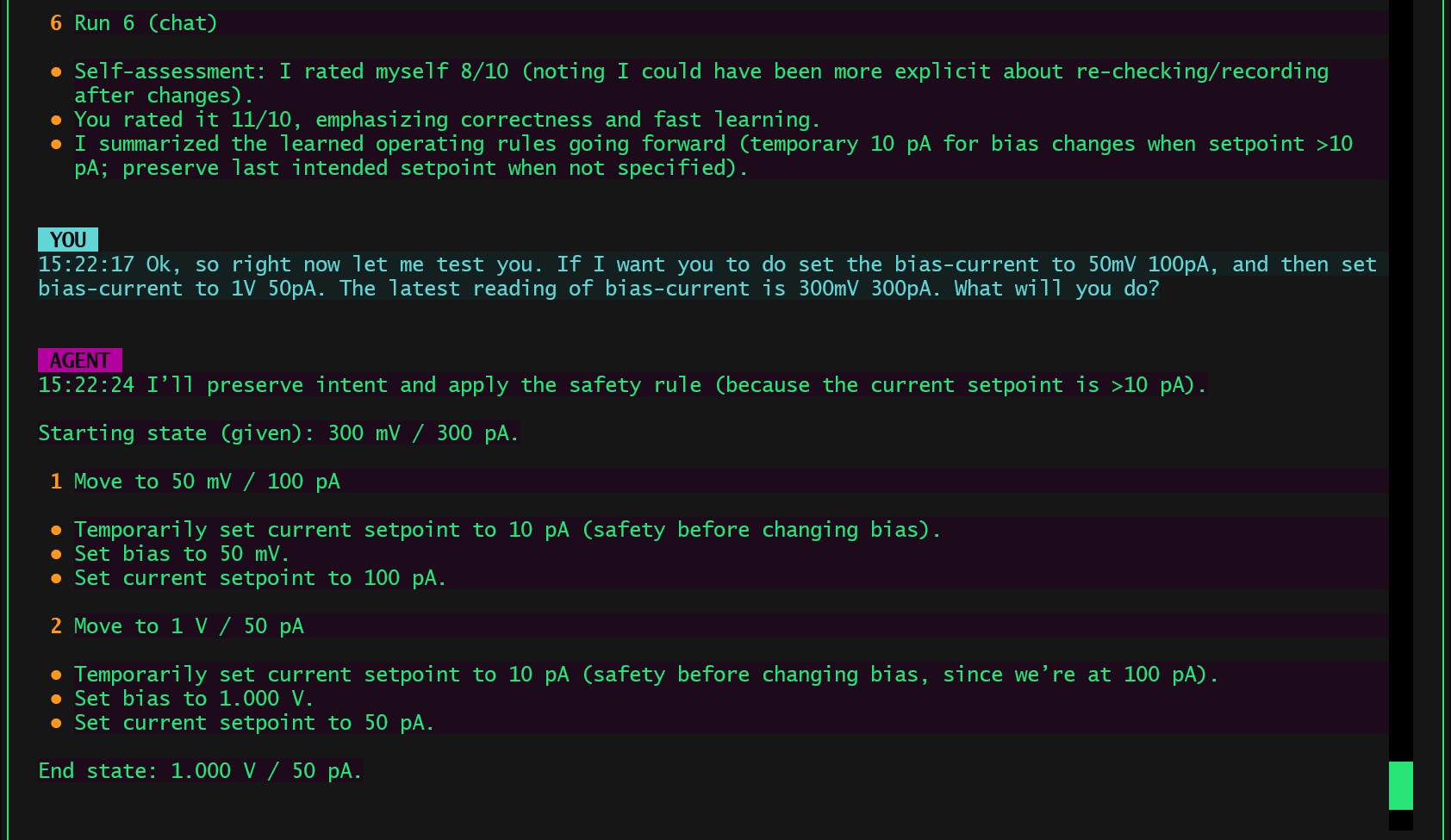 Preserved learned rule after compression.